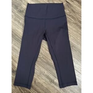 Lululemon Pants Womens 4 Blue Running Outdoors Athletic Crop
